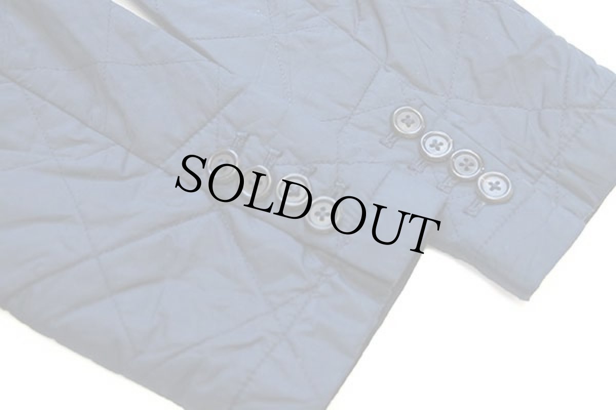 画像6: ポロ ラルフローレン 2つボタン ナイロン キルティング テーラードジャケット 紺 M (6)