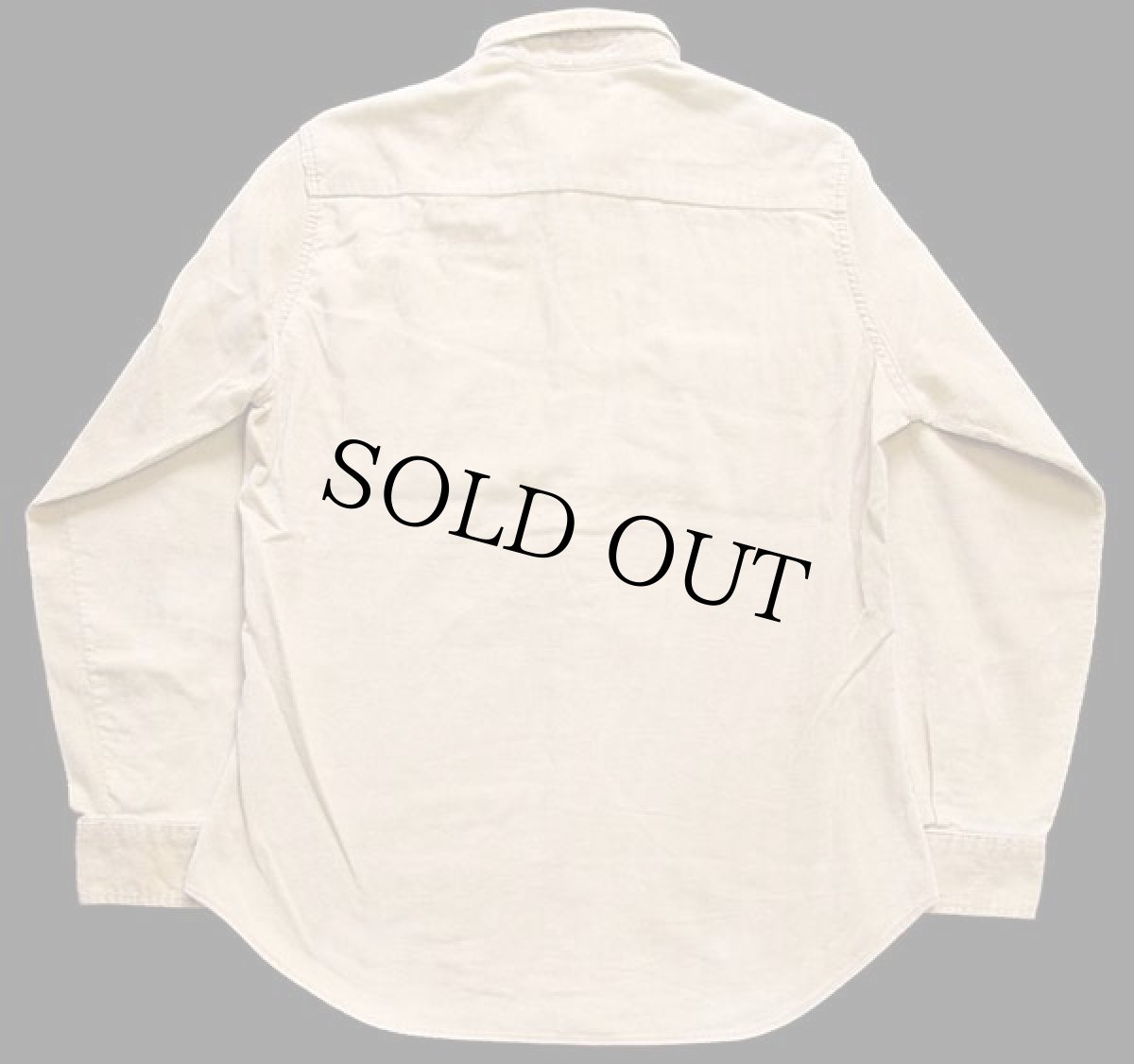 画像2: 70s USA製 Levi'sリーバイス Movin'On コーデュロイシャツ ベージュ L (2)