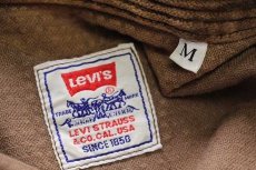 画像4: 90s イタリア製 Levi'sリーバイス コットン 太畝 コーデュロイ シャツジャケット 焦げ茶 M★ユーロ (4)