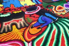 画像4: 民族柄 チェーン刺繍 装飾 タペストリー (4)