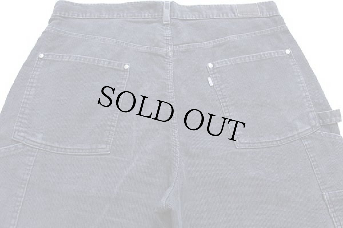 画像5: 00s Levi'sリーバイス SILVERTABシルバータブ コーデュロイ ペインターパンツ グレー w36 (5)