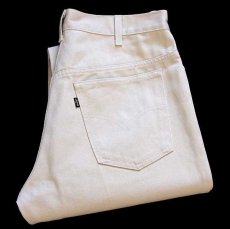 画像1: 90s イタリア製 Levi'sリーバイス 566 STA-PRESTスタプレ ツイルパンツ ベージュ w34 L34★ユーロ (1)