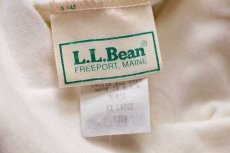 画像4: 90s USA製 L.L.Bean タートルネック 無地 コットン カットソー 生成り XXL (4)