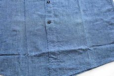 画像8: デッドストック★50s J C P JCPenney コットン シャンブレーシャツ 16 (8)