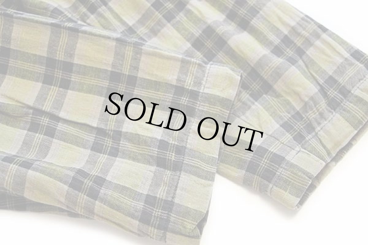 画像7: 80s PEYOTE チェック コットンパーカー M★インド綿 (7)