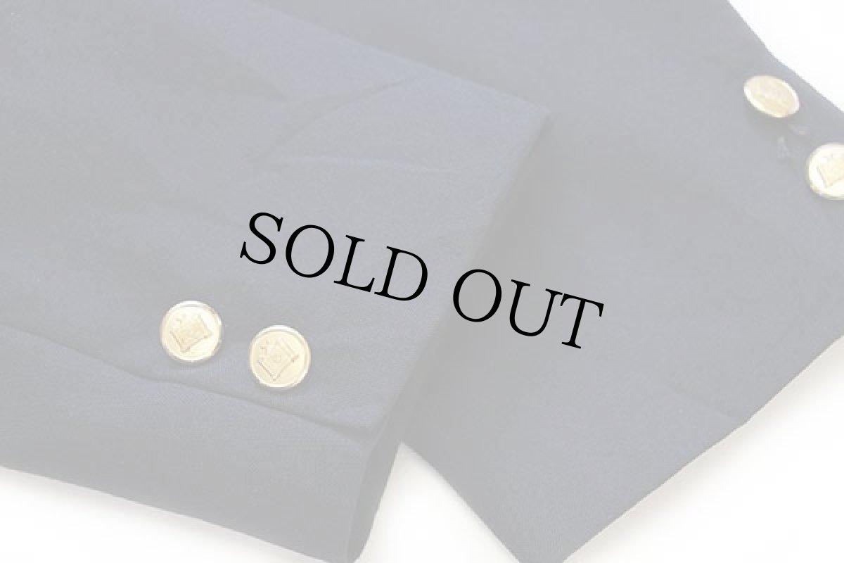 画像7: 80s USA製 BROOKS BROTHERSブルックスブラザーズ 3つボタン テーラードジャケット 紺ブレ 41M★ブレザー (7)