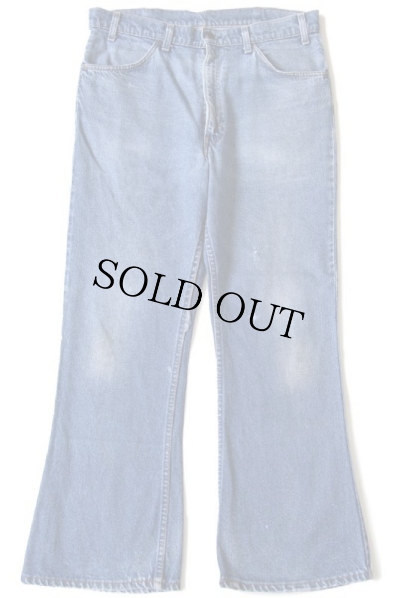 画像2: 80s USA製 Levi'sリーバイス 646 デニムパンツ w35★ベルボトム (2)