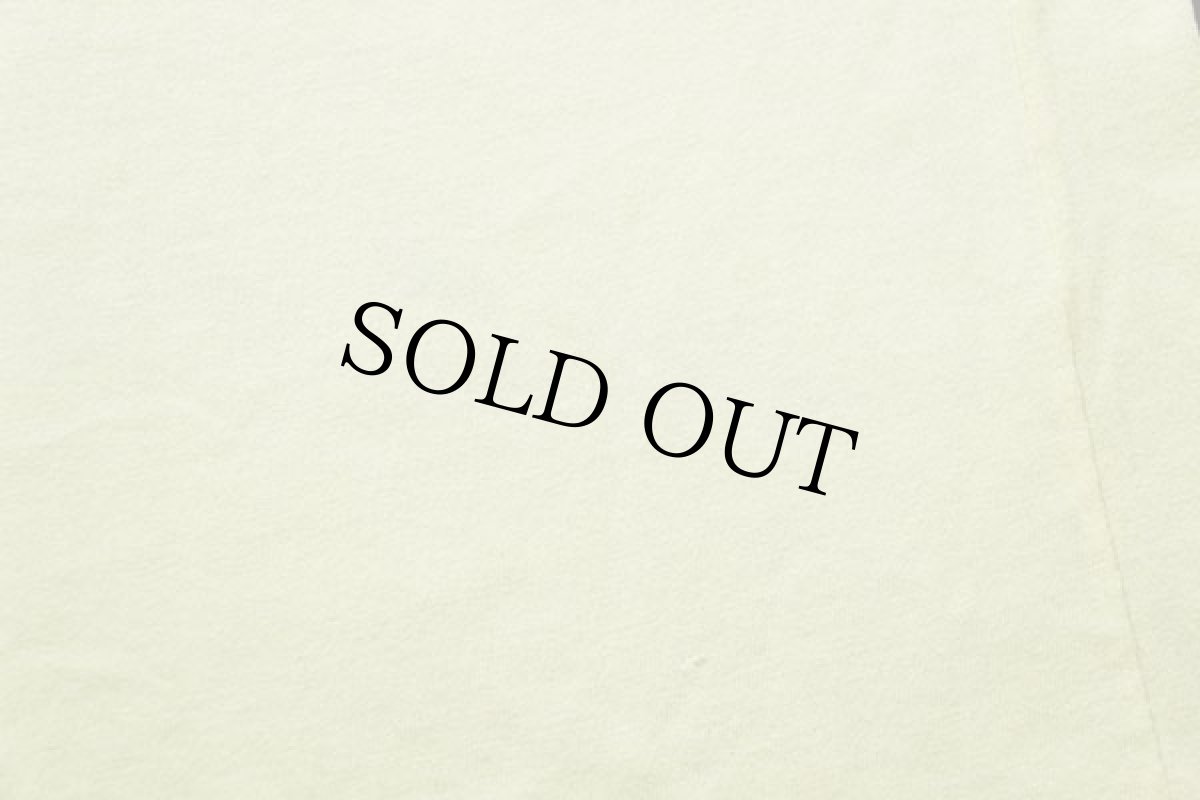 画像7: デッドストック★90s USA製 Cross Creek 無地 タートルネック コットン 長袖Tシャツ 薄黄 XL (7)