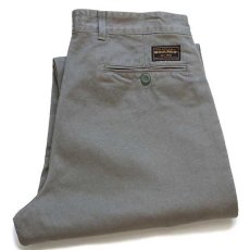 画像1: イタリア製 WOOLRICH JOHN RICH&BROS. ウールリッチ コットン チノパン グリーングレー w33 (1)