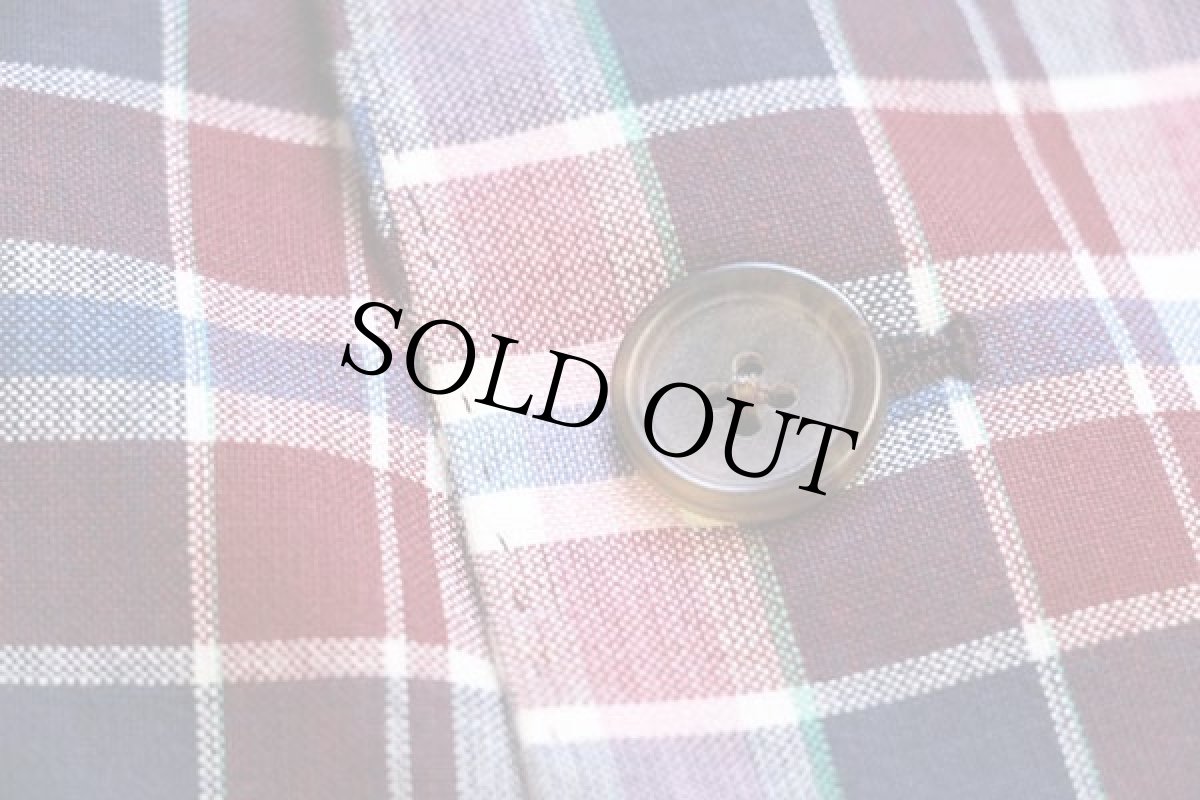 画像5: BROOKS BROTHERSブルックスブラザーズ 346 マドラスチェック 2つボタン テーラードジャケット 46R (5)