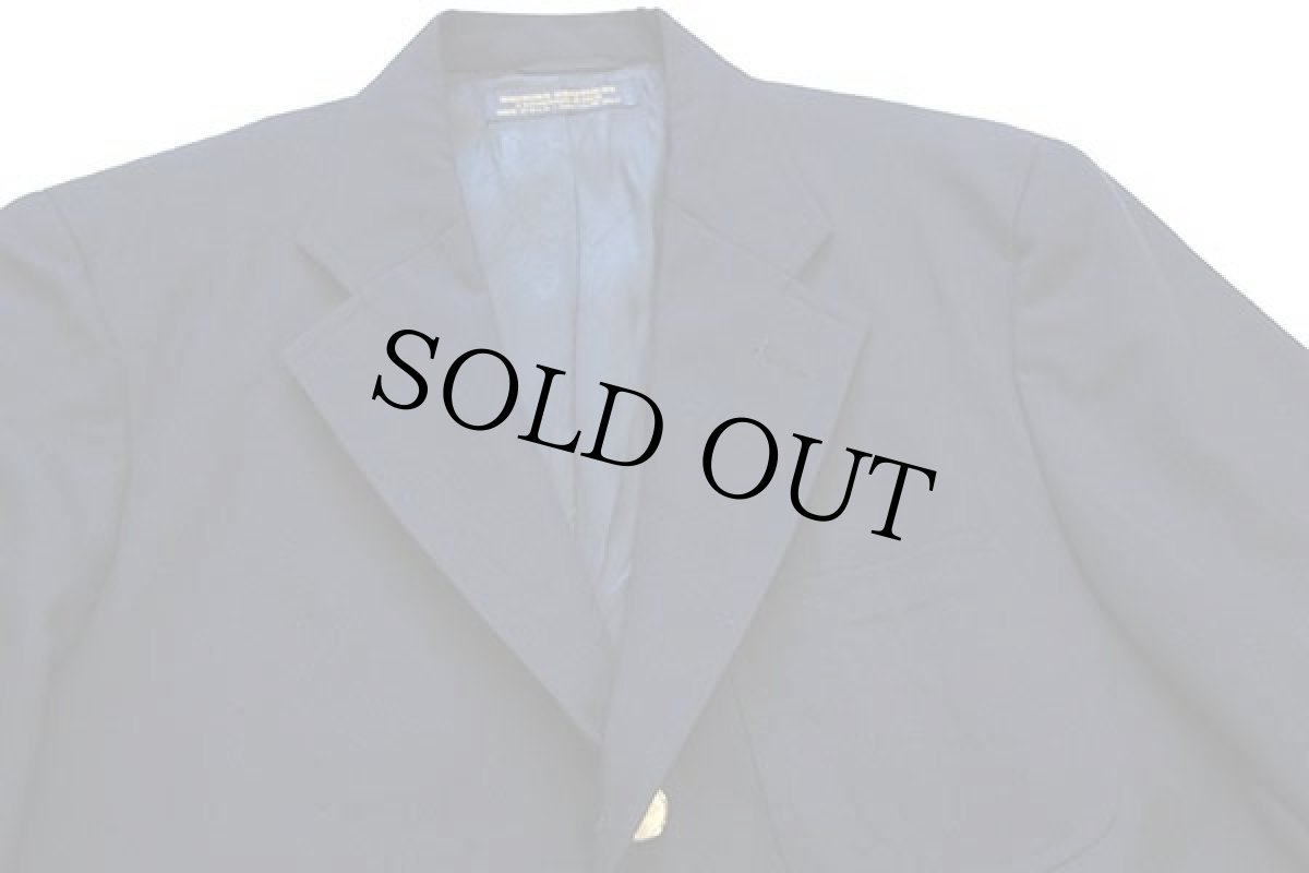 画像3: 80s USA製 BROOKS BROTHERSブルックスブラザーズ 3つボタン テーラードジャケット 紺ブレ 41M★ブレザー (3)