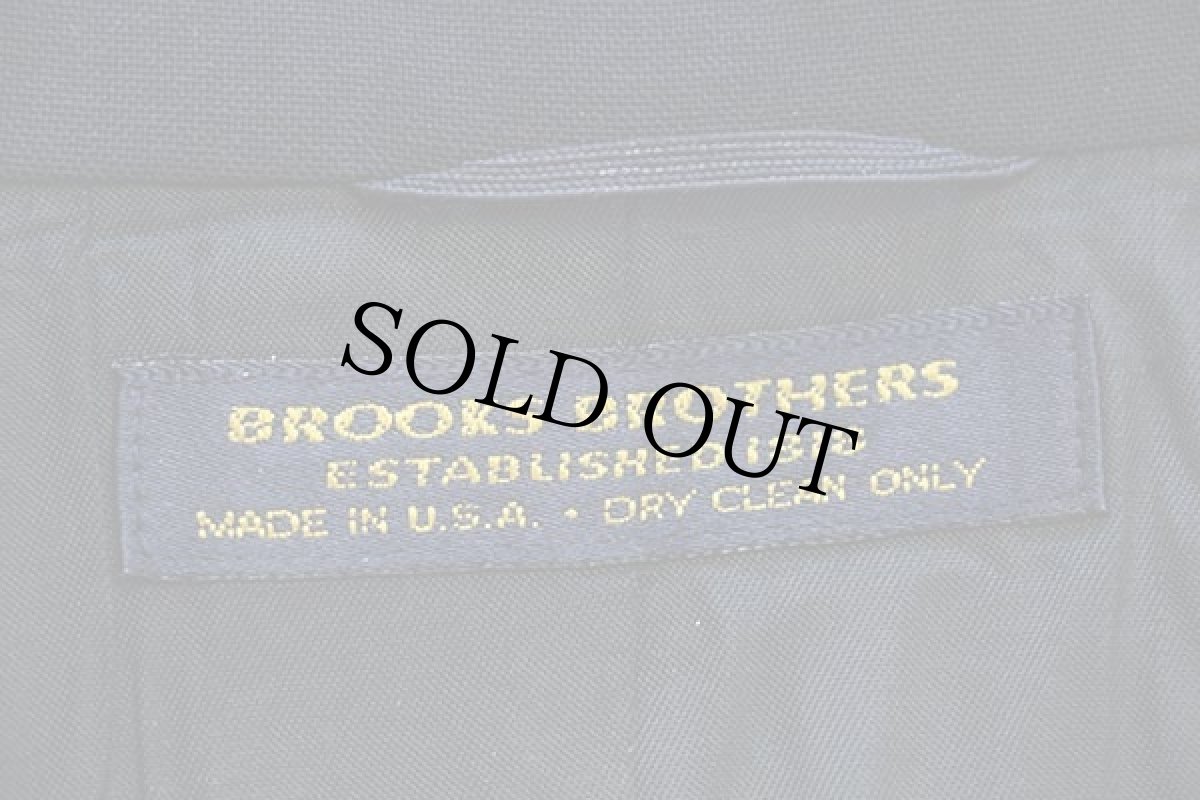 画像4: 80s USA製 BROOKS BROTHERSブルックスブラザーズ 3つボタン テーラードジャケット 紺ブレ 41M★ブレザー (4)
