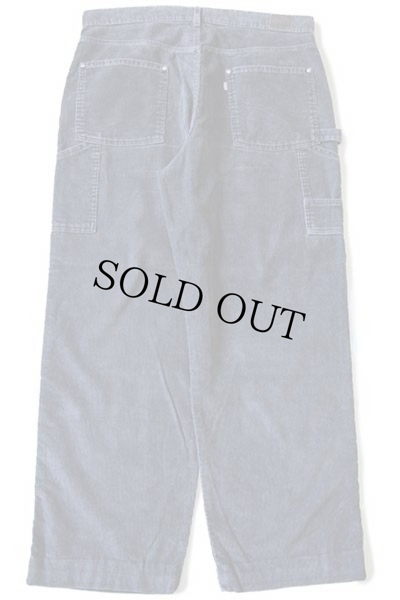 画像3: 00s Levi'sリーバイス SILVERTABシルバータブ コーデュロイ ペインターパンツ グレー w36 (3)