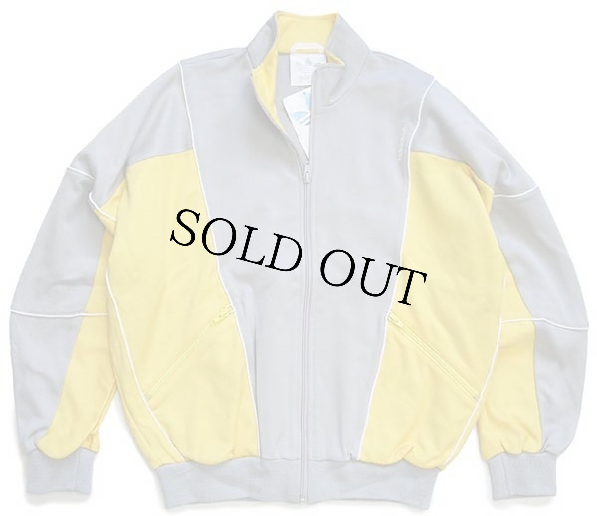 画像2: デッドストック★80s 西ドイツ製 adidasアディダス ツートン 切り替え ドルマンスリーブ トラックジャケット S★ジャージ (2)