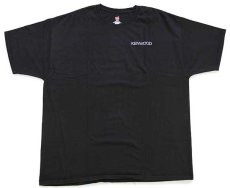 画像2: Hanes KENWOODケンウッド ロゴ コットンTシャツ 黒 2XL★特大 (2)