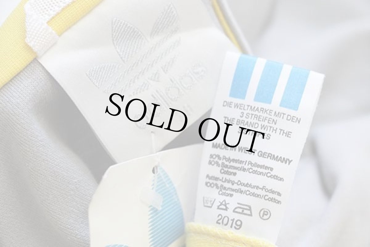 画像5: デッドストック★80s 西ドイツ製 adidasアディダス ツートン 切り替え ドルマンスリーブ トラックジャケット S★ジャージ (5)