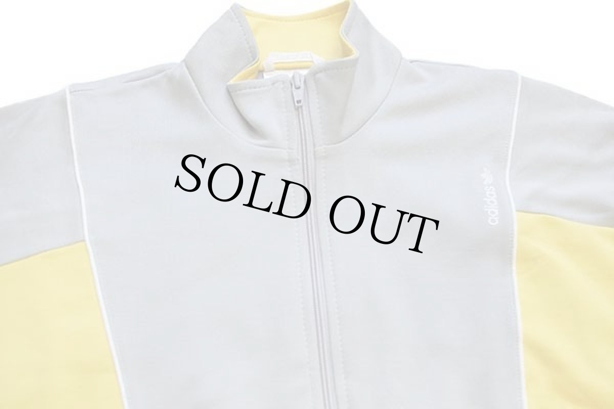 画像4: デッドストック★80s 西ドイツ製 adidasアディダス ツートン 切り替え ドルマンスリーブ トラックジャケット S★ジャージ (4)