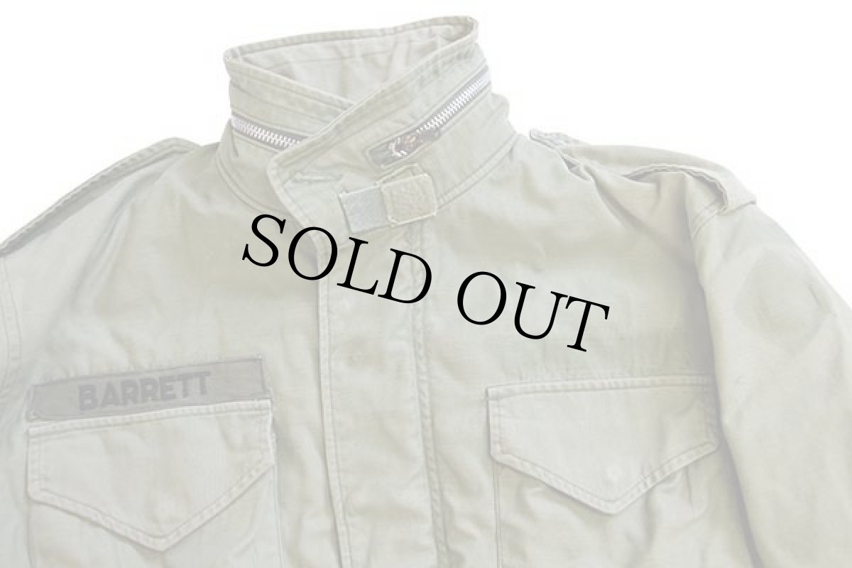 画像3: 60s 米軍 U.S.ARMY パッチ付き M-65 フィールドジャケット 2nd ショート丈 カスタム オリーブグリーン (3)