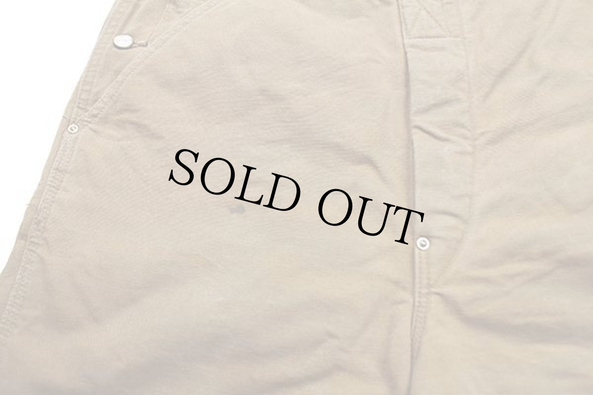 画像6: 90s carharttカーハート キルティングライナー ダック地 ダブルニー オーバーオール 茶 w37 (6)