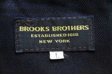 画像4: 80s BROOKS BROTHERSブルックスブラザーズ ブラックウォッチ タータンチェック 切り替え レザーベスト 焦げ茶 L (4)