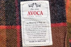 画像3: アイルランド製 AVOCA チェック ラムウール ブランケット (3)