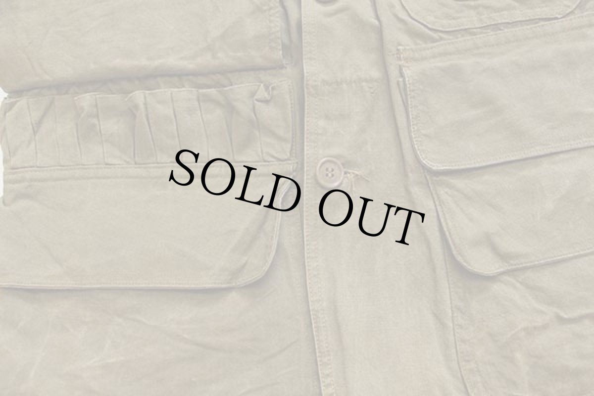 画像6: 40s Bone-Dry RED HEADレッドヘッド チンスト&フード付き ダック地 ハンティングジャケット オリーブドラブ (6)