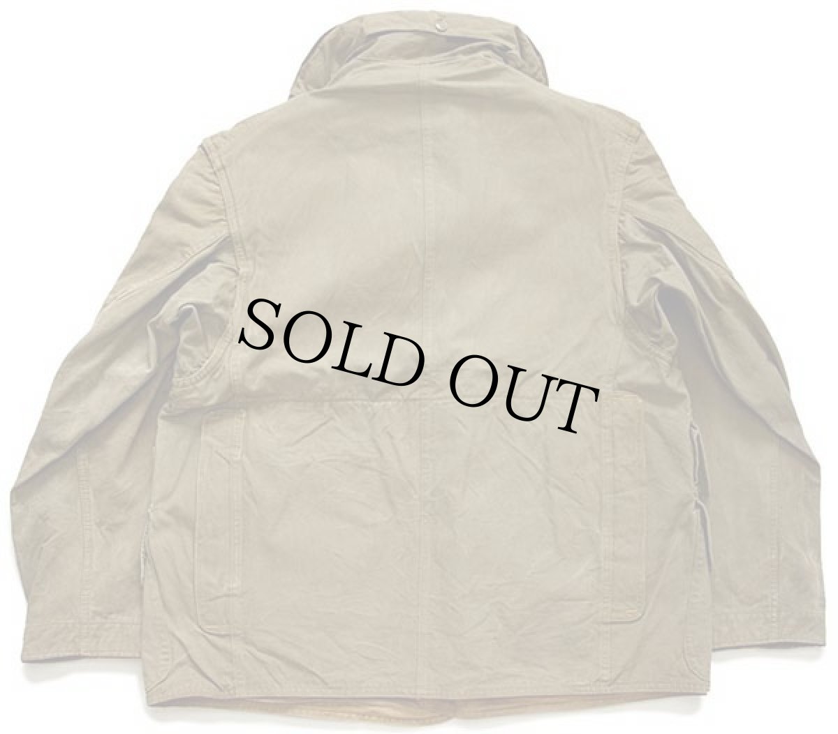 画像2: 40s Bone-Dry RED HEADレッドヘッド チンスト&フード付き ダック地 ハンティングジャケット オリーブドラブ (2)