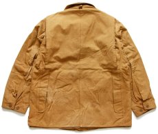 画像2: 50s Bone-Dry RED HEADレッドヘッド ダック地 ハンティングジャケット 茶 (2)