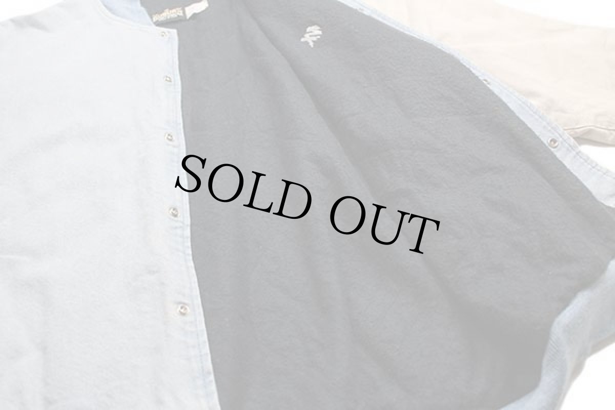 画像5: 90s USA製 AUBURN 刺繍 キルティングライナー コットン×デニム スタジャン 2XL (5)