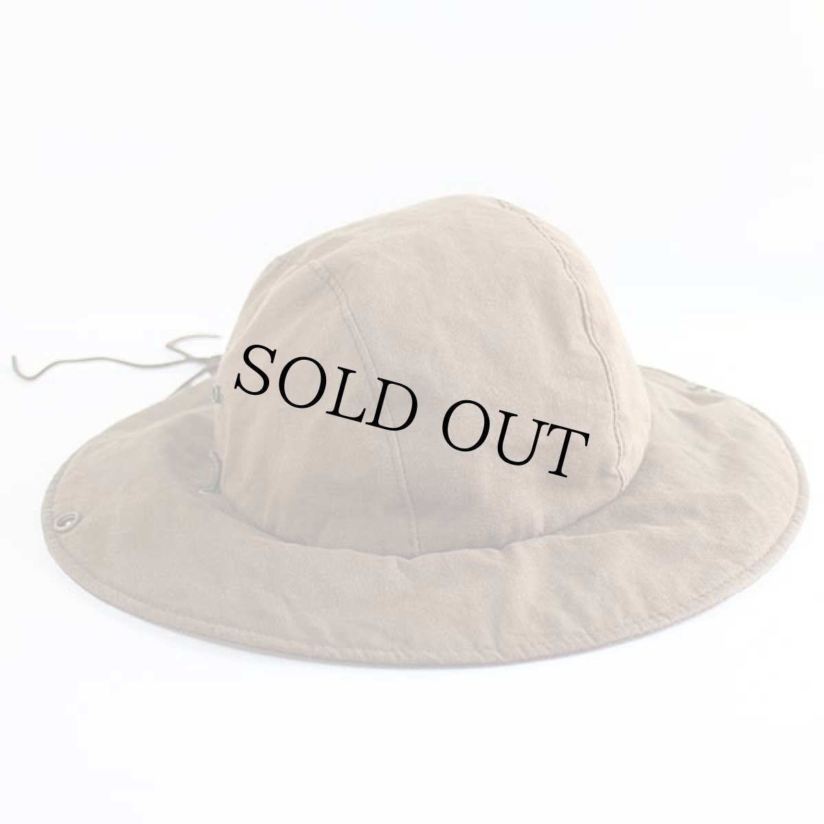 画像2: 80s USA製 DORFMAN PACIFIC ワックスコットン サファリハット 焦げ茶 L (2)