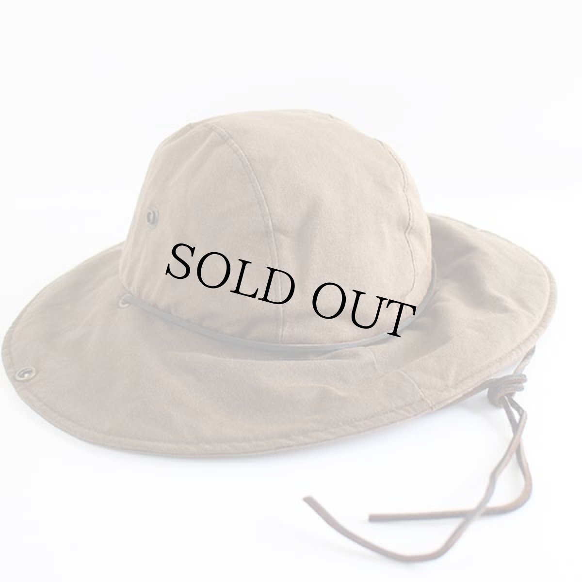 画像3: 80s USA製 DORFMAN PACIFIC ワックスコットン サファリハット 焦げ茶 L (3)