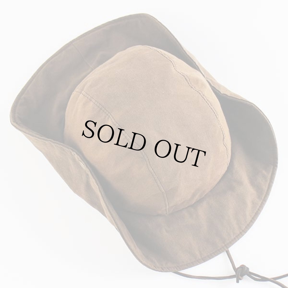 画像5: 80s USA製 DORFMAN PACIFIC ワックスコットン サファリハット 焦げ茶 L (5)