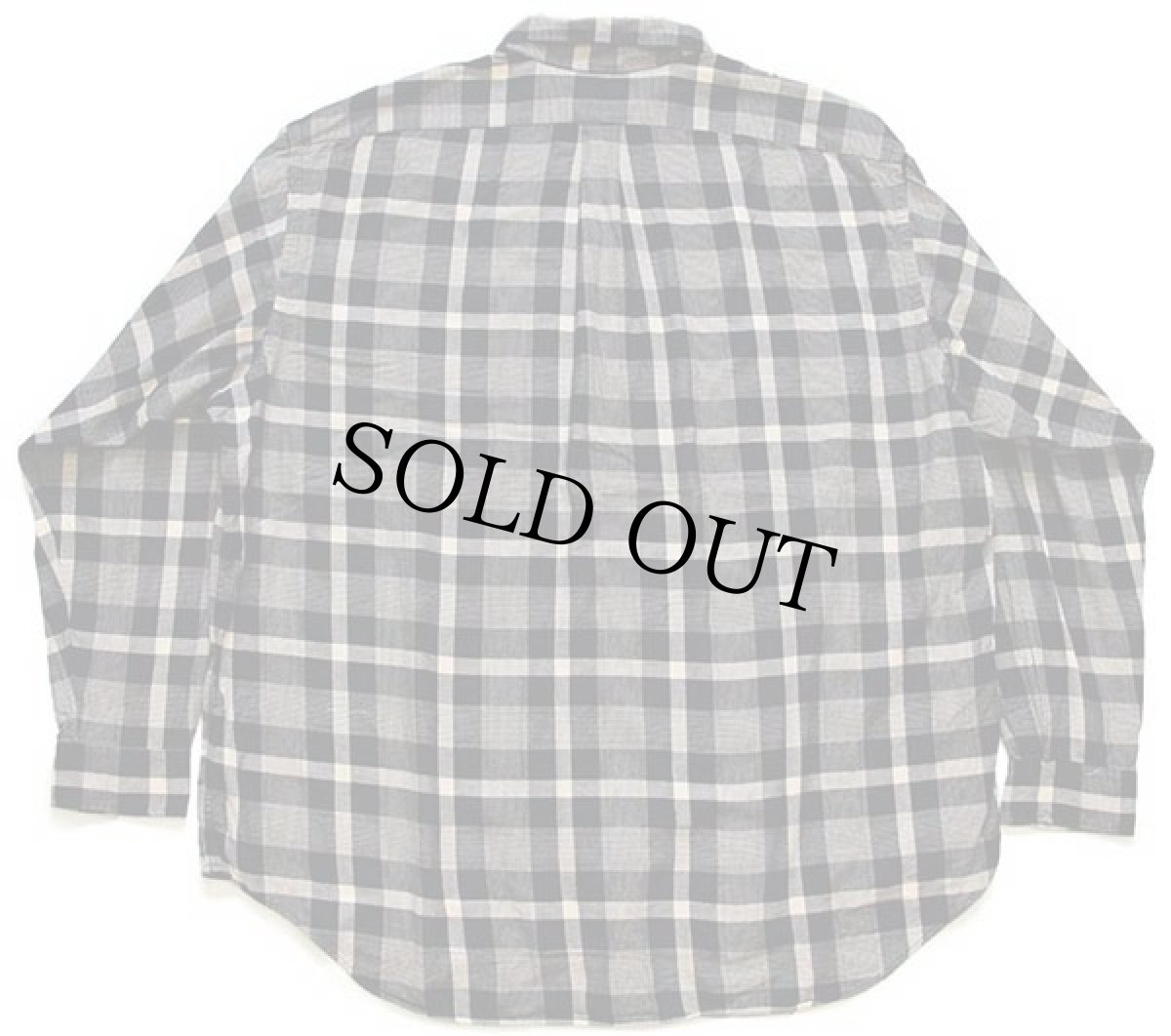 画像2: 90s ラルフローレンBLAIRE チェック ボタンダウン コットンシャツ XXL★特大 (2)