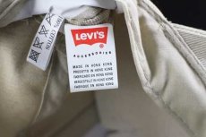 画像4: デッドストック★Levi'sリーバイス ロゴ刺繍 コットンキャップ ライトカーキ (4)