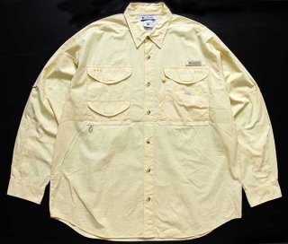 90s Columbiaコロンビア Check Your Fly 毛針 コットンTシャツ