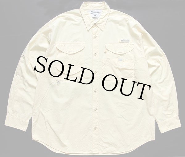 Columbia PFG ベージュ フィッシングシャツ XXL Columbia Sportswear/S/S PFG Fishing Shirt（コロンビア