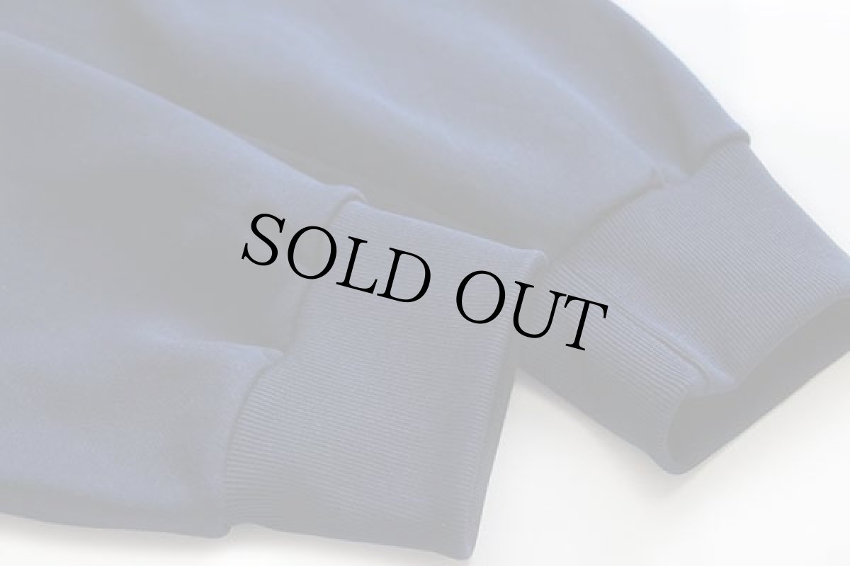 画像5: 80s adidasアディダス トレフォイル ロゴ刺繍 ツートン ハイネック トラックジャケット 紺×水色 6★ジャージ (5)