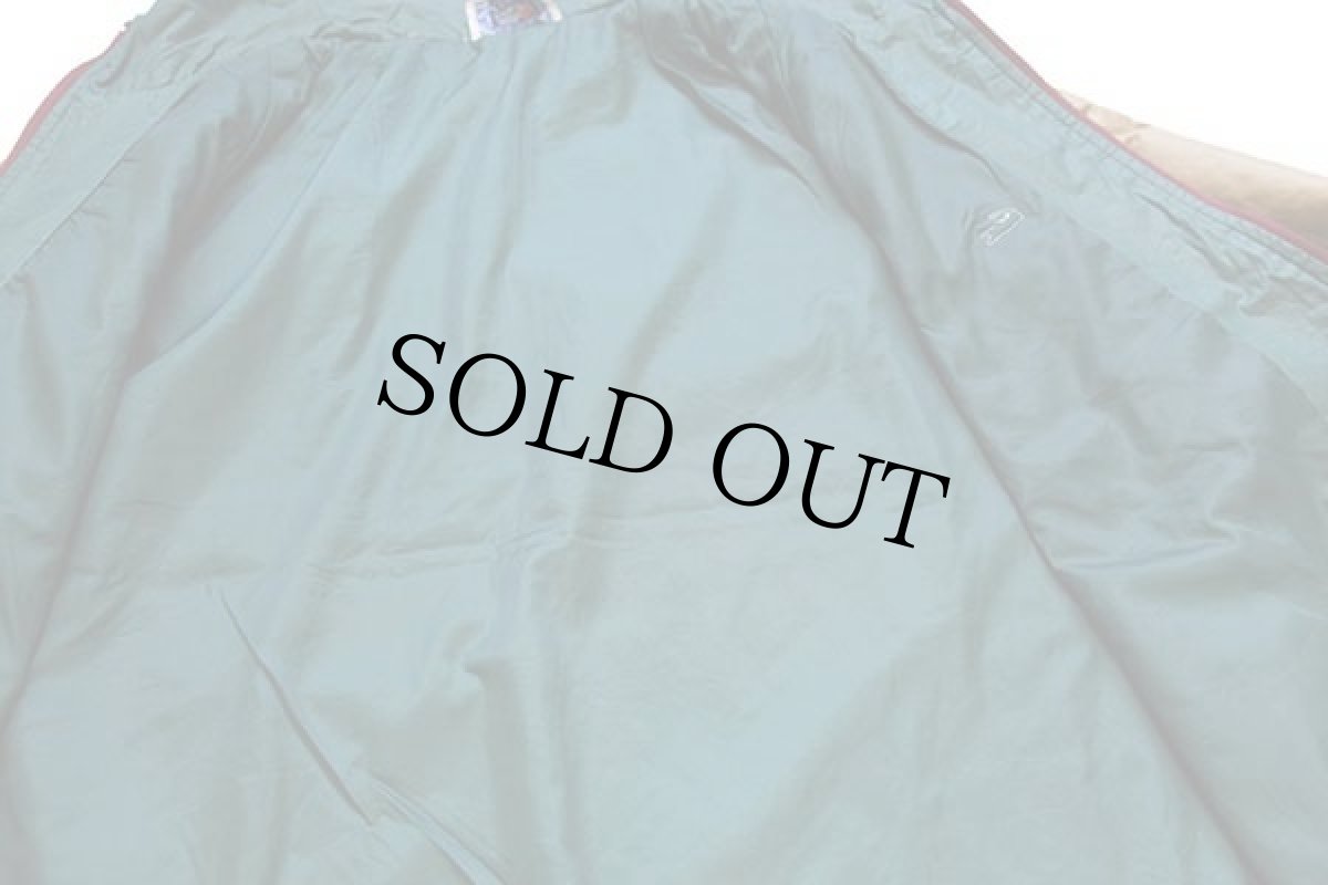 画像5: 80s IZOD LACOSTE ラコステ ツートン 切り替え ナイロンジャケット 緑×薄茶 (5)