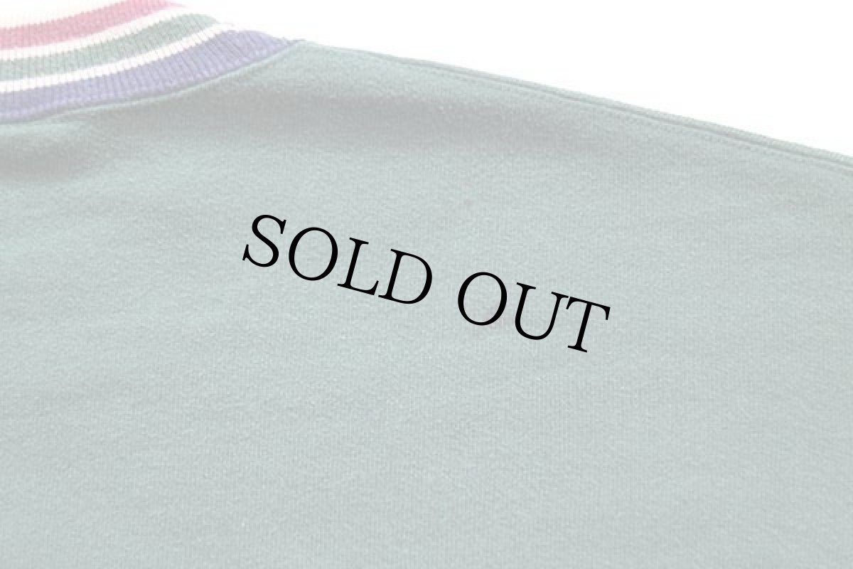 画像6: 90s USA製 THE FIGHTING DUCKS OREGON リブライン スウェット 緑 XL (6)