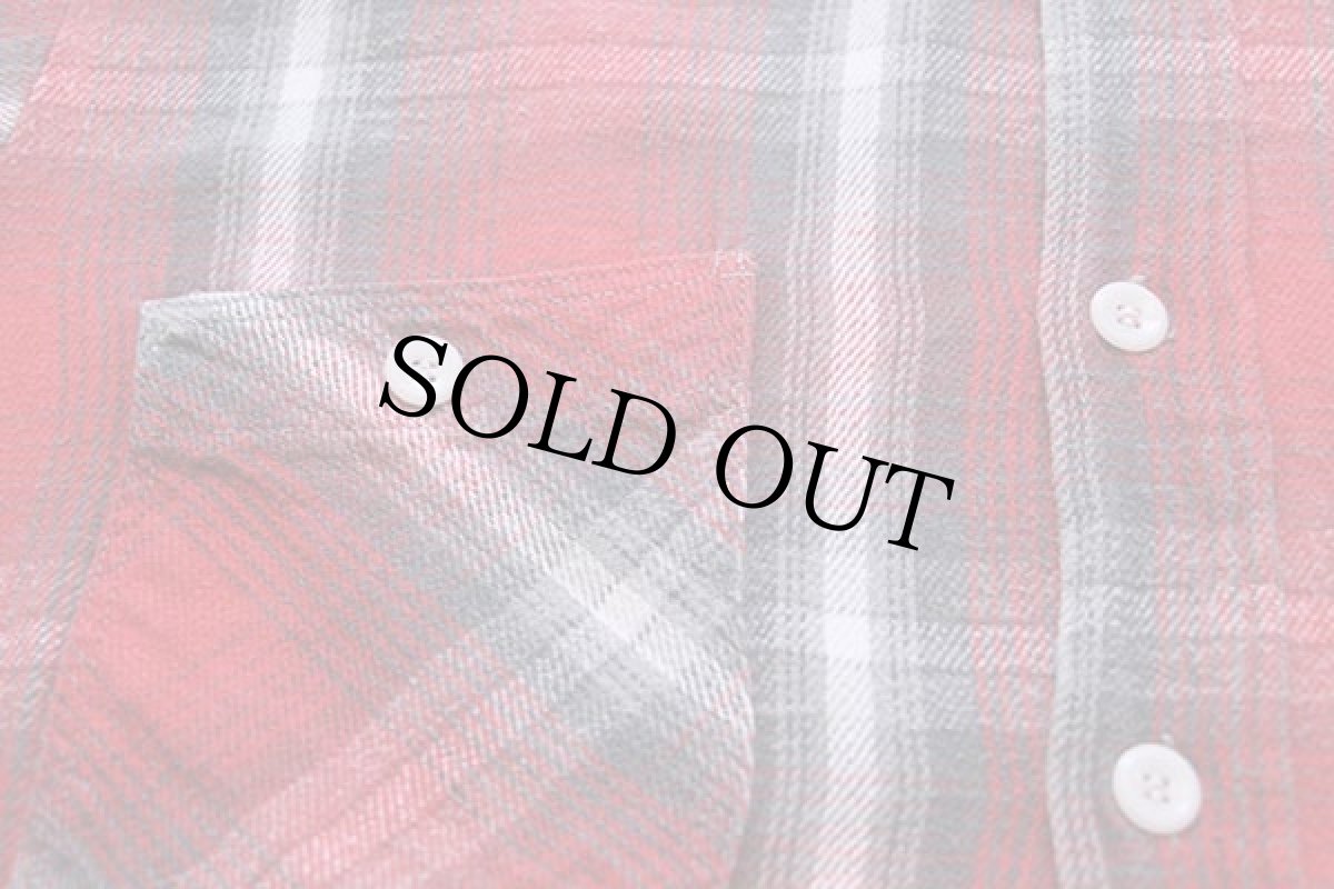 画像5: 70s JCPenney BIGMACビッグマック オンブレチェック コットン フランネルシャツ M (5)