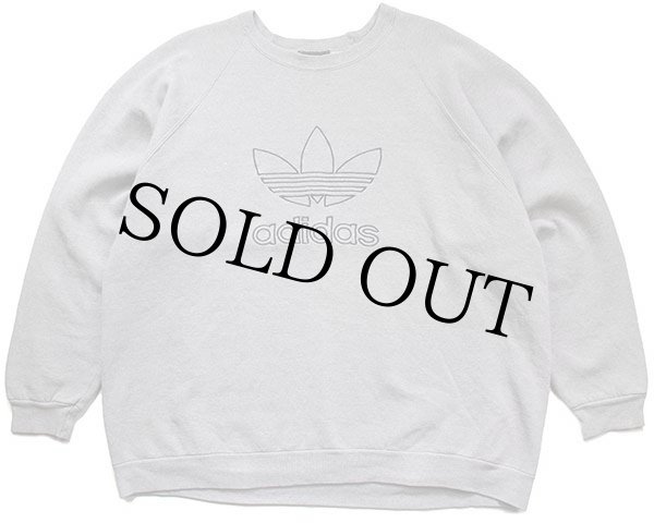 90s USA製 adidasアディダス トレフォイル ビッグロゴ刺繍 スウェット 杢グレー XL - Sixpacjoe Web Shop 90s USA製 adidasアディダス トレフォイル ビッグロゴ刺繍 スウェット 杢グレー XL - Sixpacjoe Web Shop