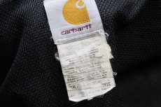 画像4: 00s メキシコ製 carharttカーハート ダック地 アクティブジャケット パーカー ネイビー S (4)