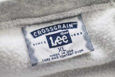 画像4: 90s USA製 Leeリー CHEESECAKE 刺繍 リバースウィーブ スウェット 杢ライトグレー XL★オールド チーズケーキ オーバーサイズ (4)