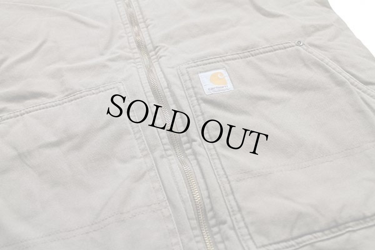 画像4: carharttカーハート キルティングライナー ダック地 パーカー ココア ボーイズXL (4)