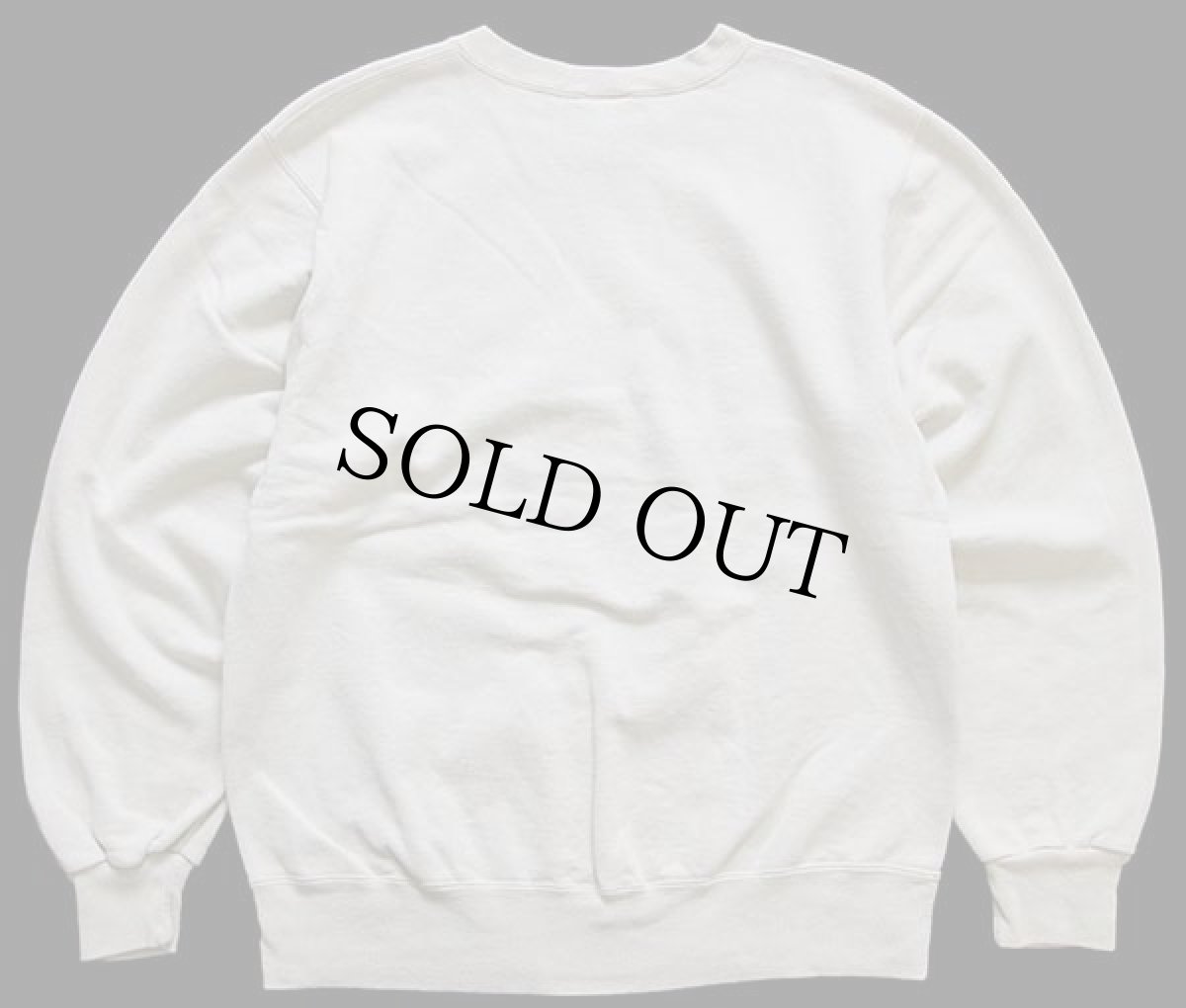 画像2: 90s メキシコ製 Championチャンピオン ワンポイント スクリプト ロゴ刺繍 前V スウェット アイボリー M (2)