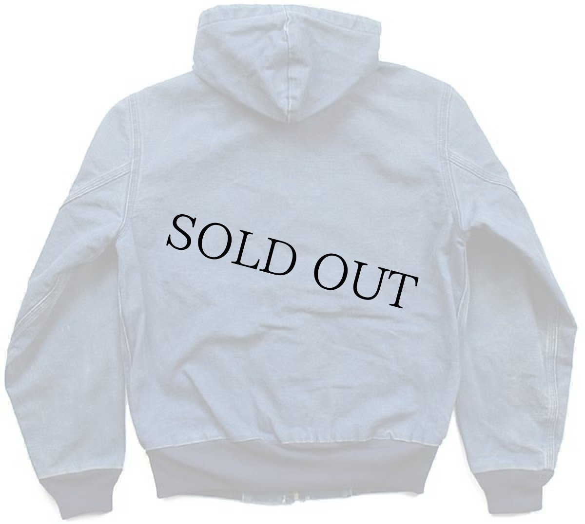 画像2: 00s メキシコ製 carharttカーハート ダック地 アクティブジャケット パーカー ネイビー S (2)