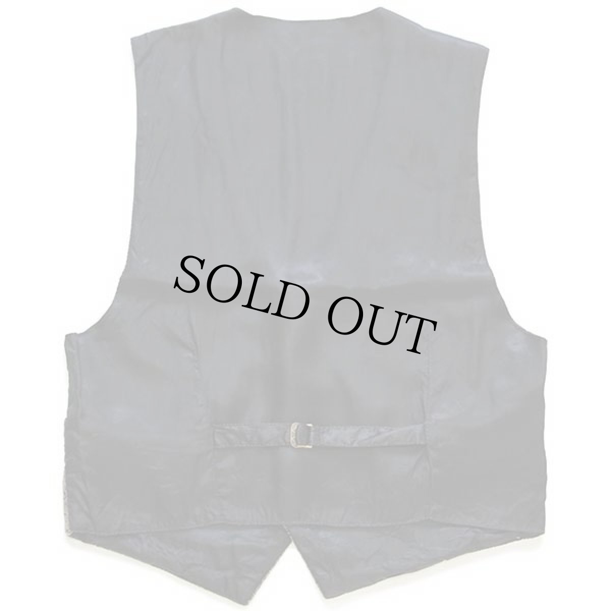 画像2: 80s イタリア製 ZIP 総柄 コットン ベロア ベスト★ジレ (2)