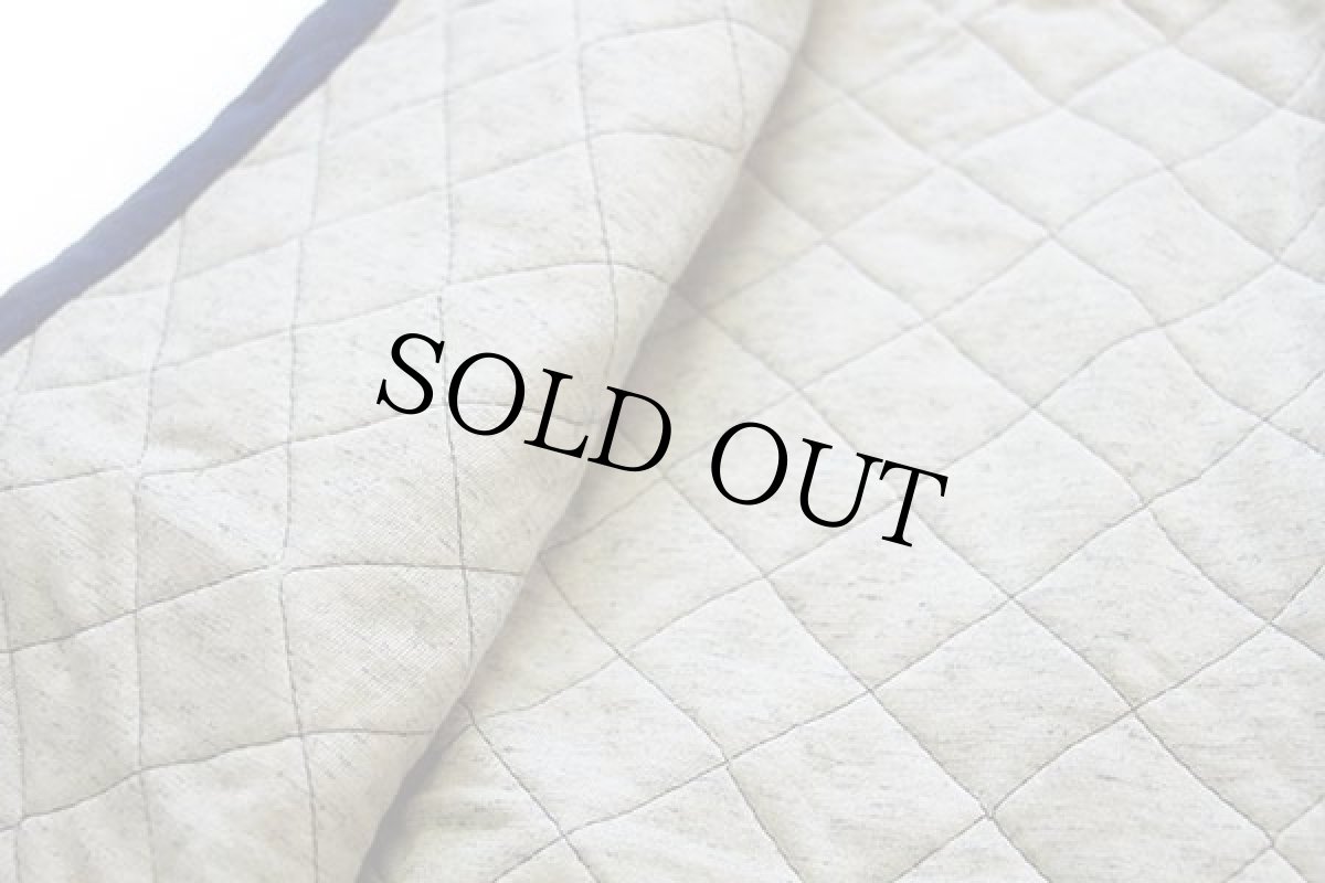 画像5: デッドストック★イタリア製 Assitalia パッチ付き スウェット キルティングベスト 紺 XL (5)