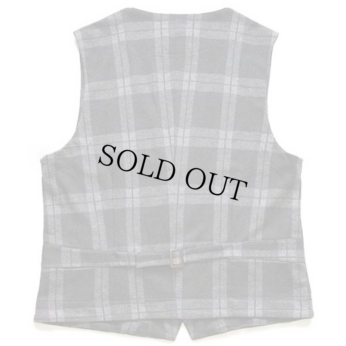 画像2: オランダ製 DSTREZZED Dapper Chic チェック ウール混 ベスト L★ジレ (2)