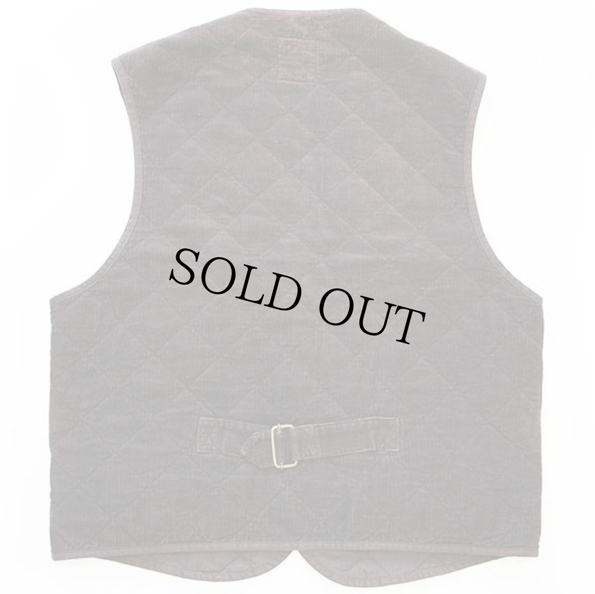 画像2: イタリア製 MB MULTIBLU 刺繍 コットン コーデュロイ キルティングベスト 焦げ茶 L★ジレ (2)